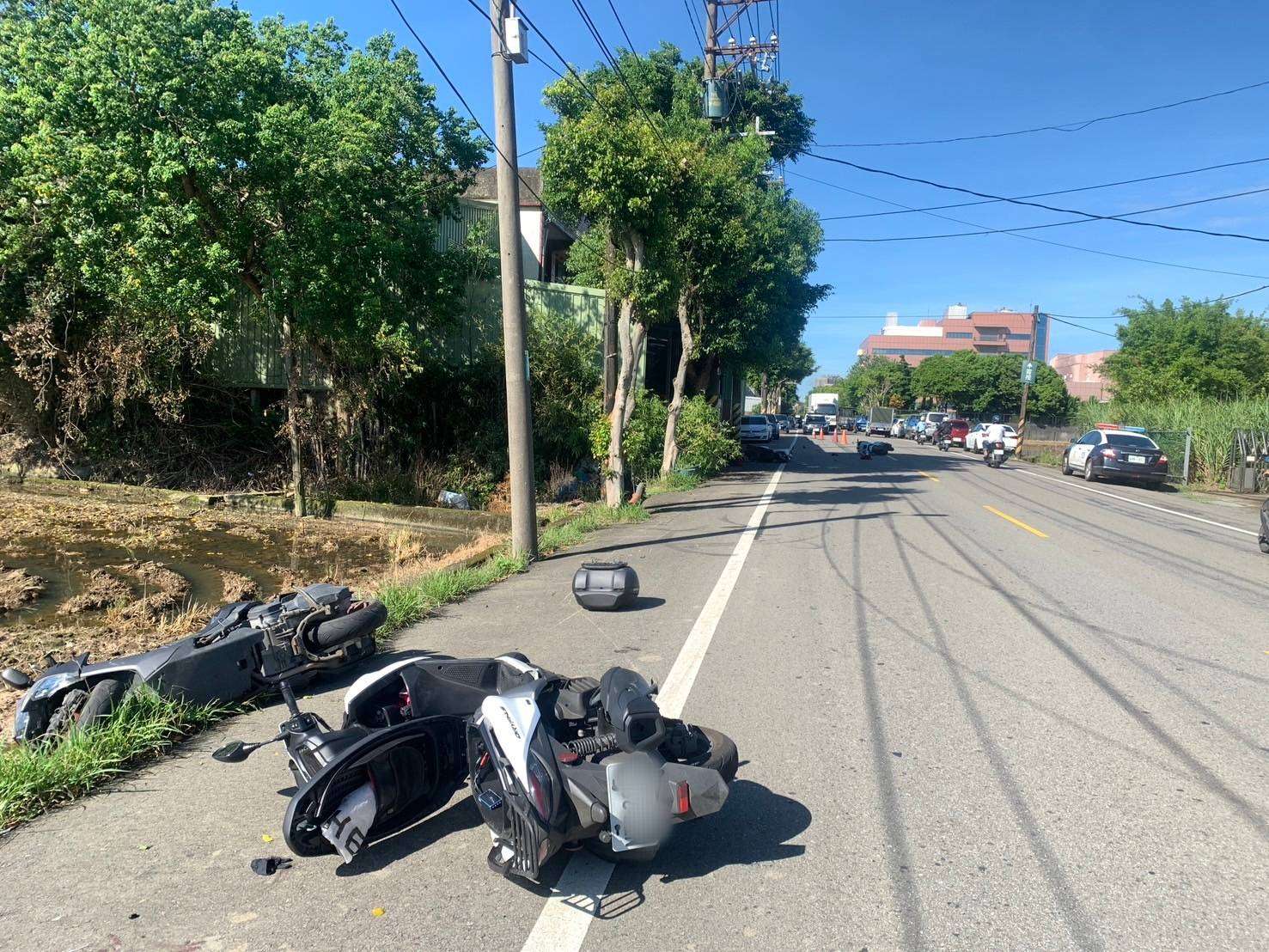 上班時間機車撞成一團 1女騎士急救無效 644878 0