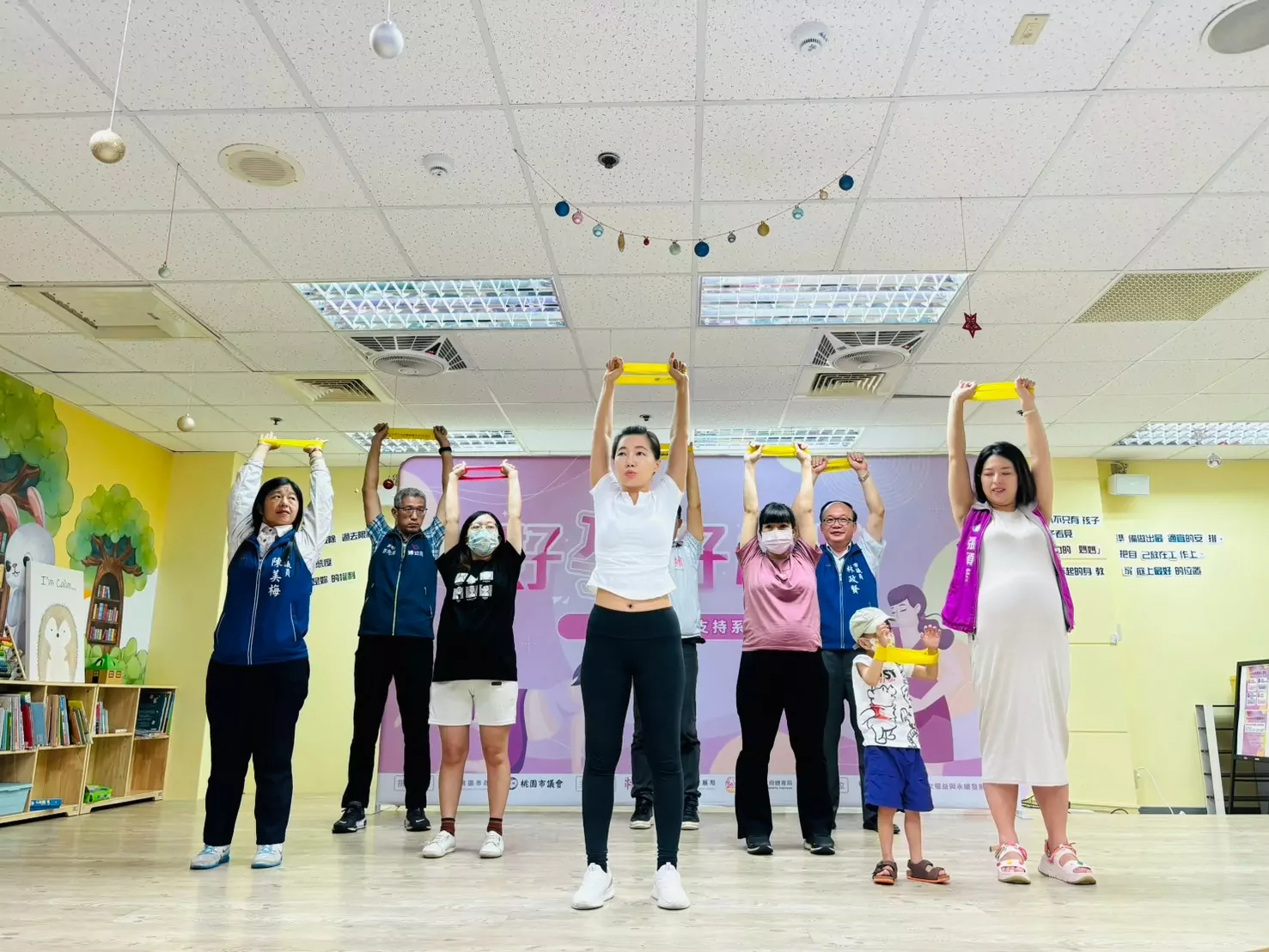 桃園婦幼局攜手體育局 鼓勵孕婦「動起來」有益身心健康 G545rfr 2