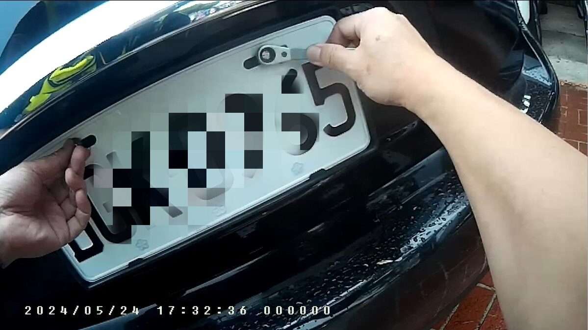 「嚴重超速」新制成效佳!桃警加強打擊假車牌亂象 S 35356968 e1722235008476