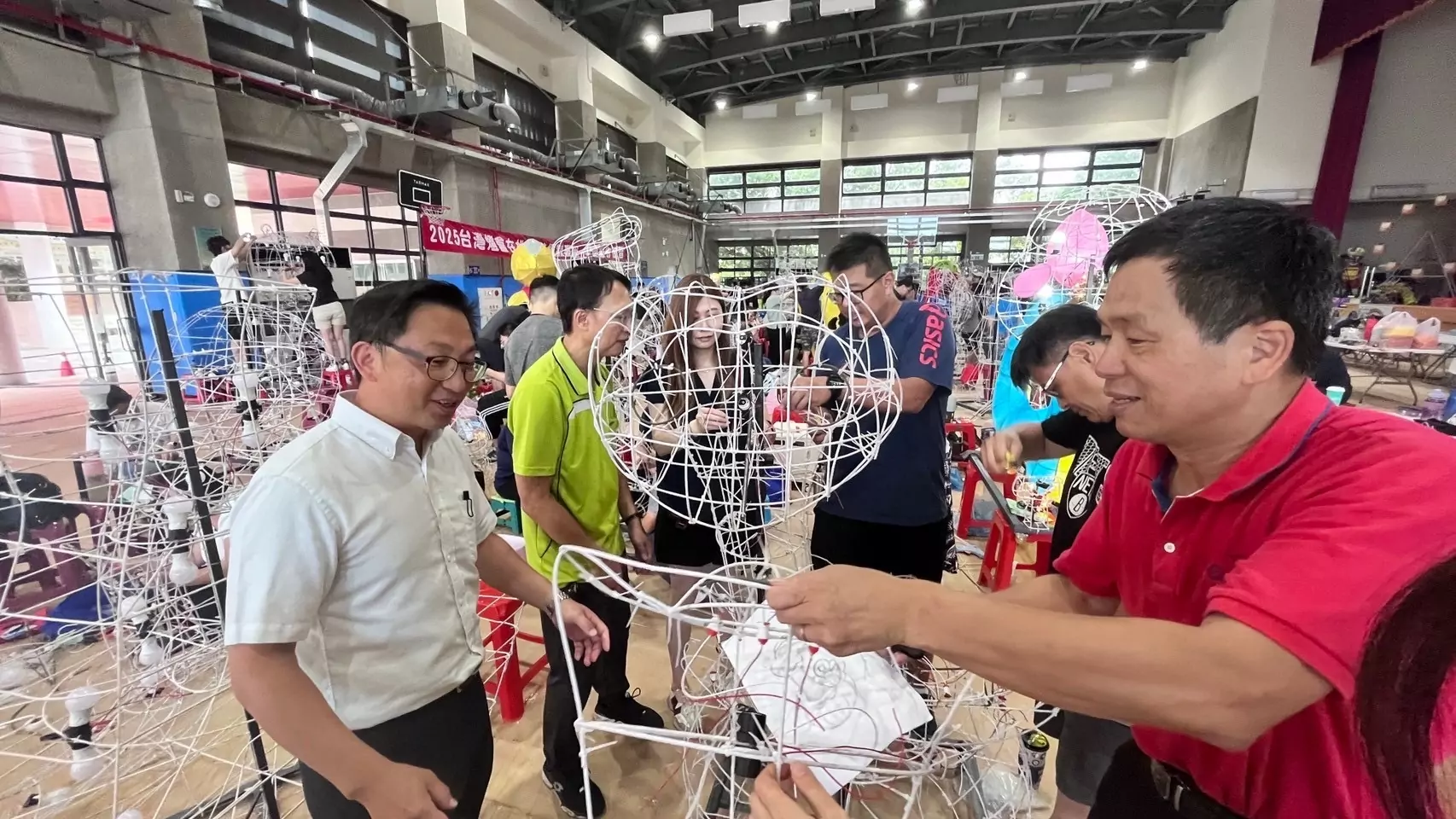預熱2025台灣燈會!桃市5校師生接力打造百盞精彩花燈 S 50438328