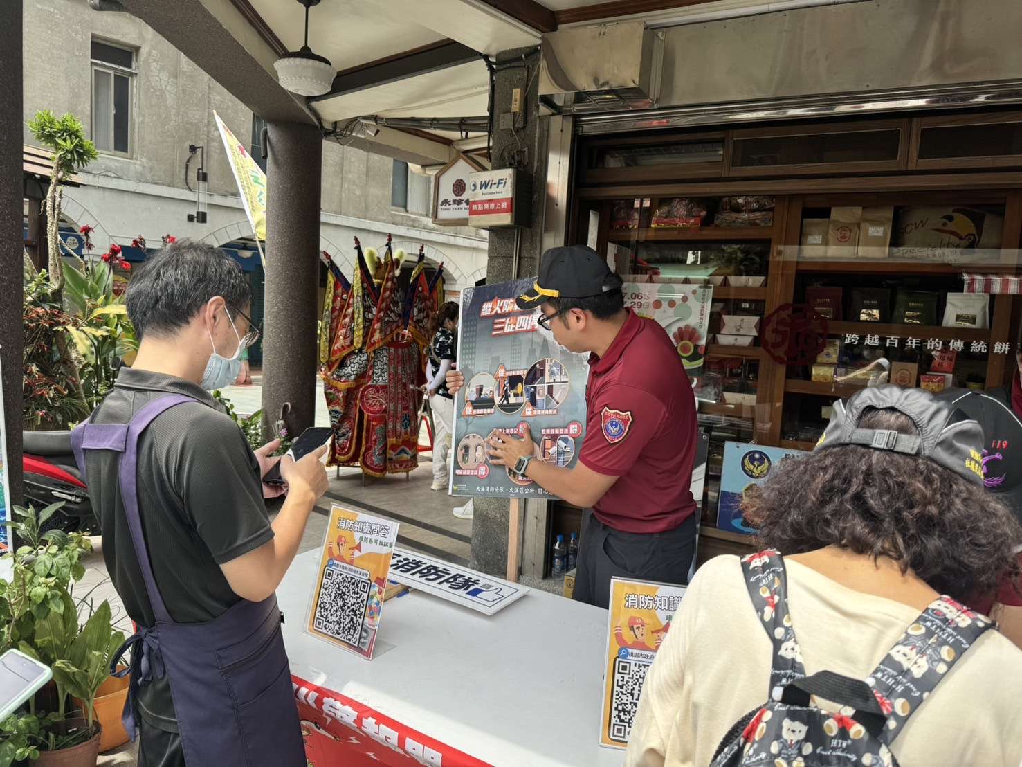 桃消大溪分隊前進地方盛事 強化民眾火災應變觀念 S 5734490 0