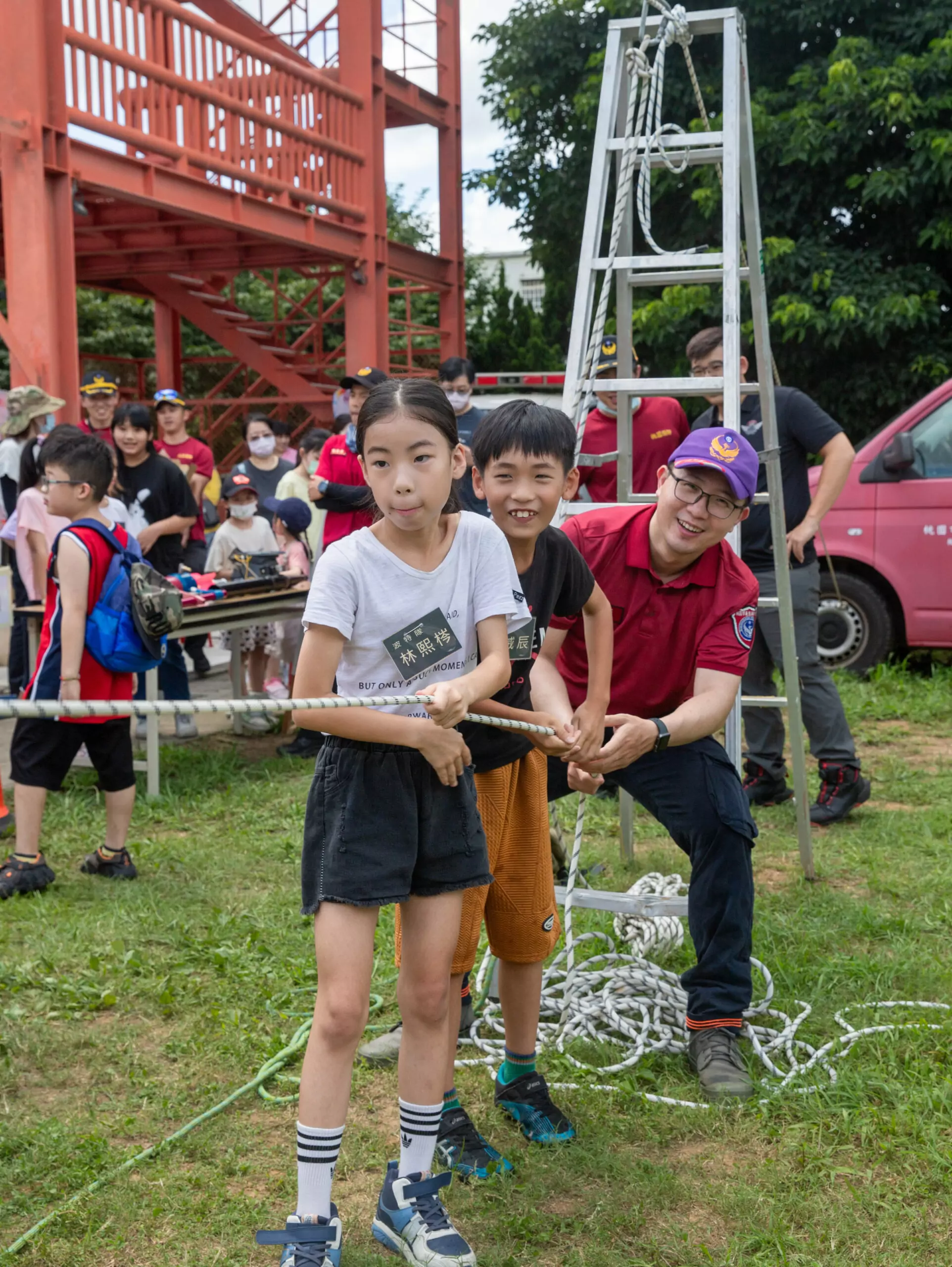桃市消防體驗營寓教於樂 四大主題區強化民眾防災知識 S 60162073 scaled