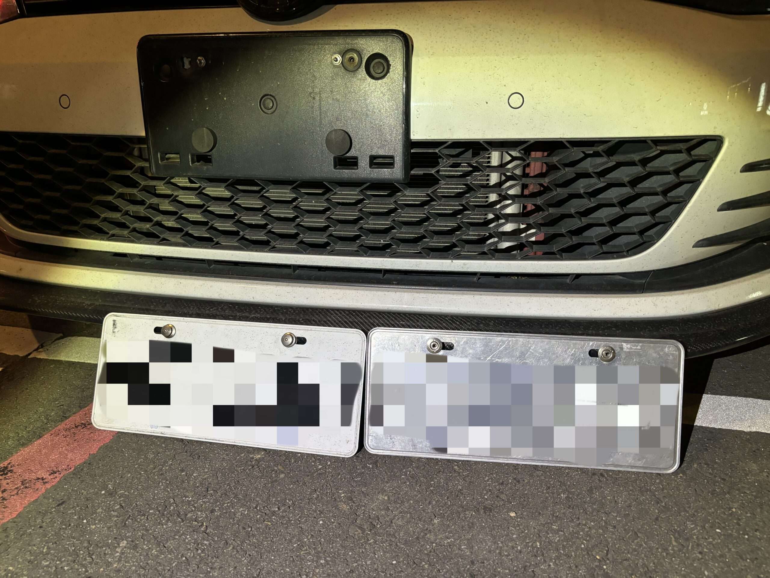 壢警閱「牌」無數 當場抓包他掛假車牌上路