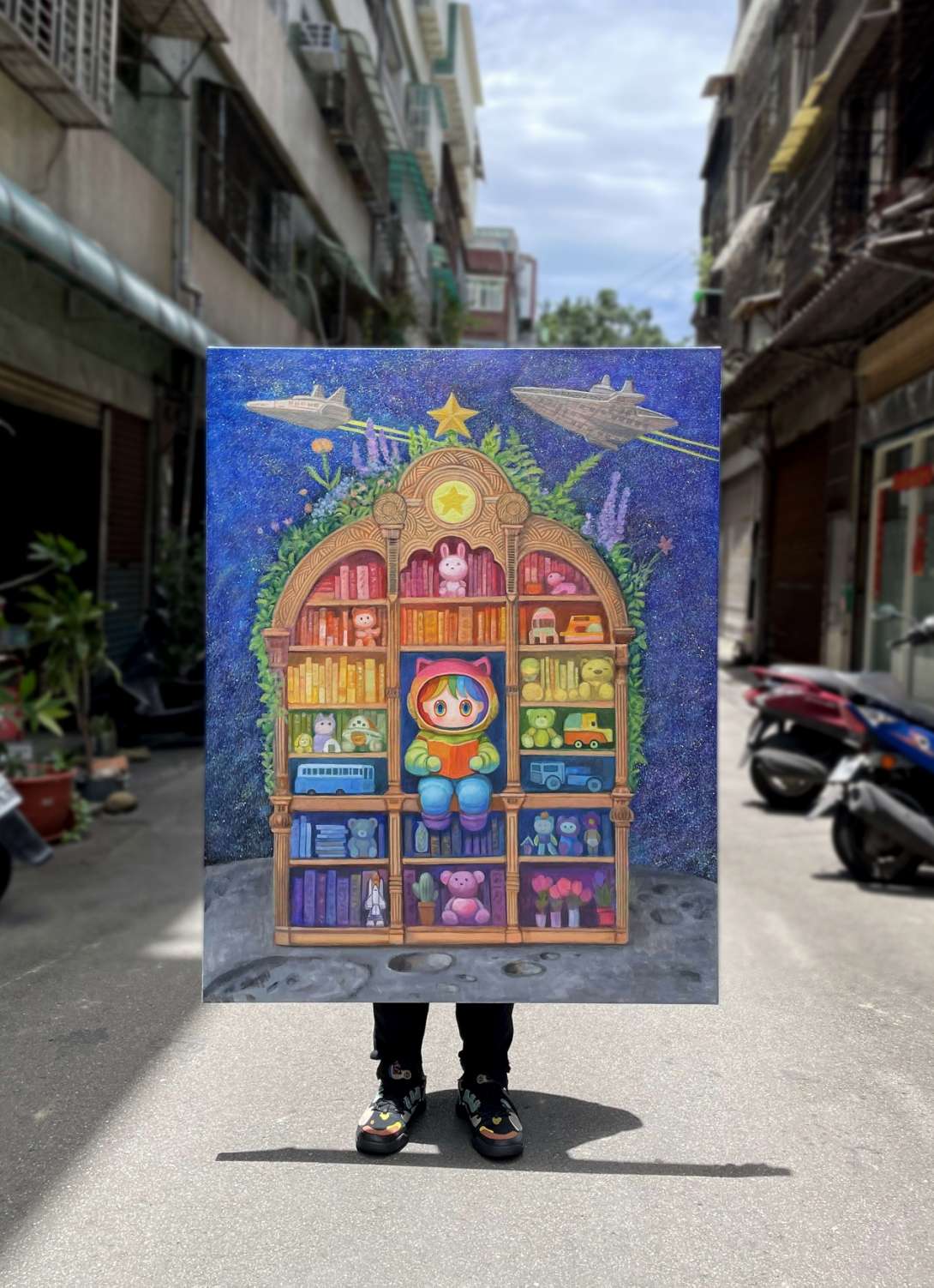 「彩虹星球」降臨高雄BDW GALLERY 王建揚個展將於7月20日開幕 王建揚個展「彩虹星球」在高雄BDW GALLERY展出 0