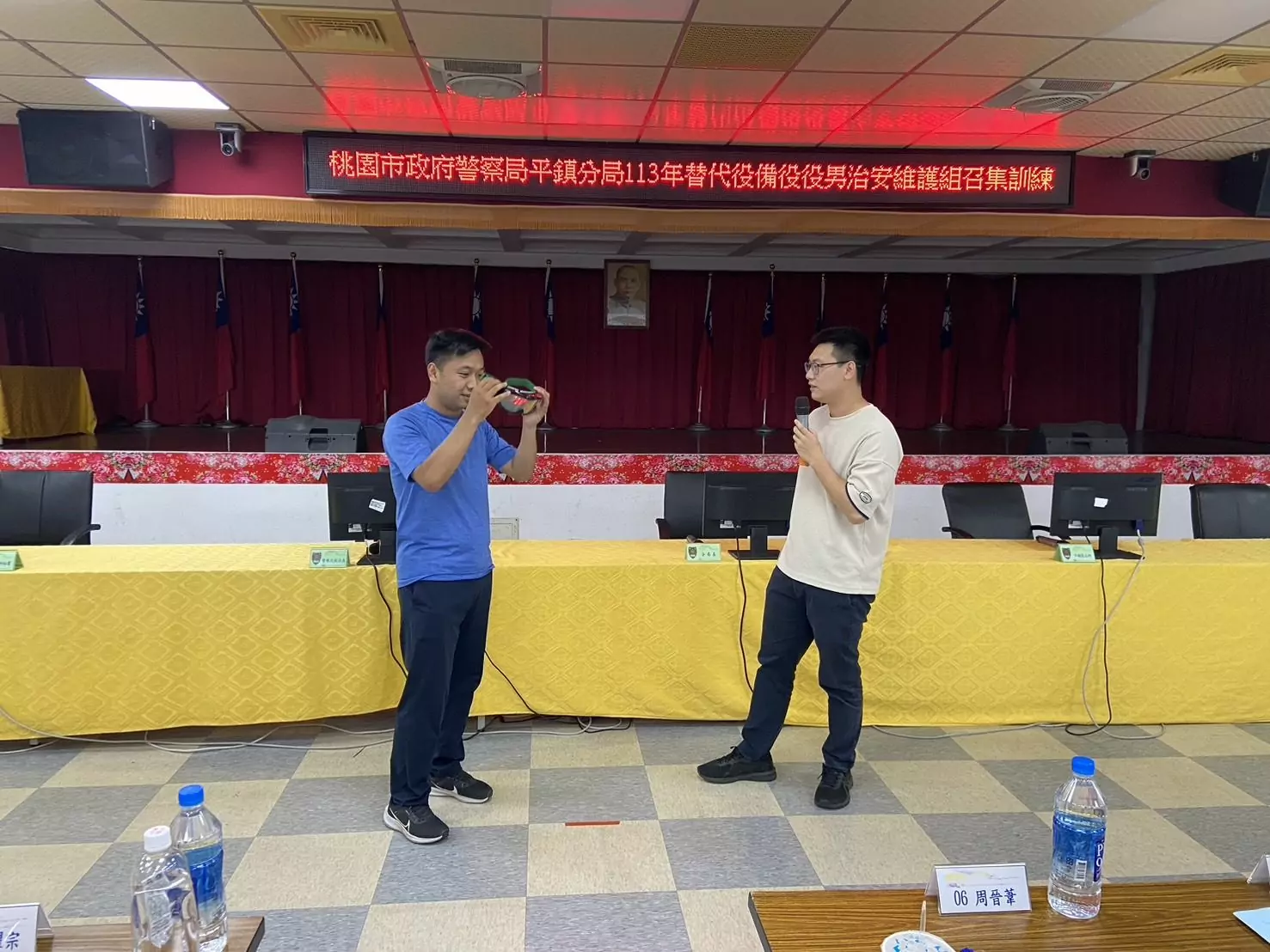 平警舉辦替代役男召訓 提升我國社會防禦韌性 平警舉辦替代役男召訓 提升我國社會防禦韌性