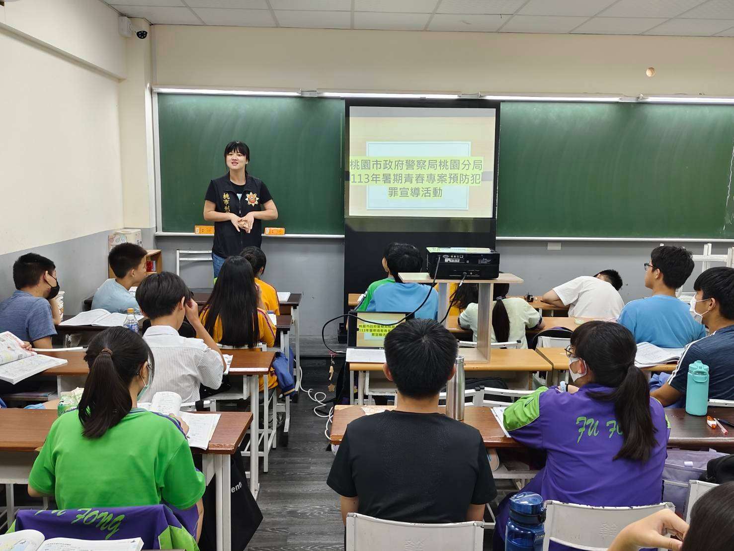 桃警執行青春專案 強化學子犯罪預防觀念 438190 0