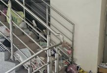 A9站樓梯間變街友之家?桃捷回應揭真相