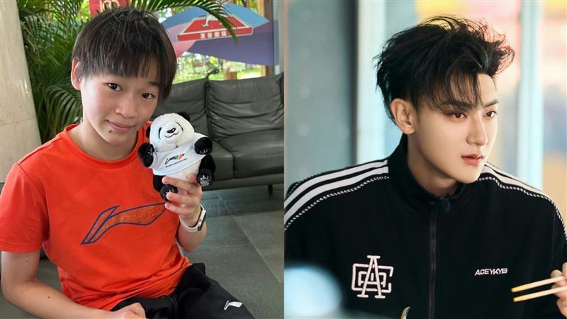 偶像黃子韜錄影片打氣 全紅嬋摀嘴羞笑