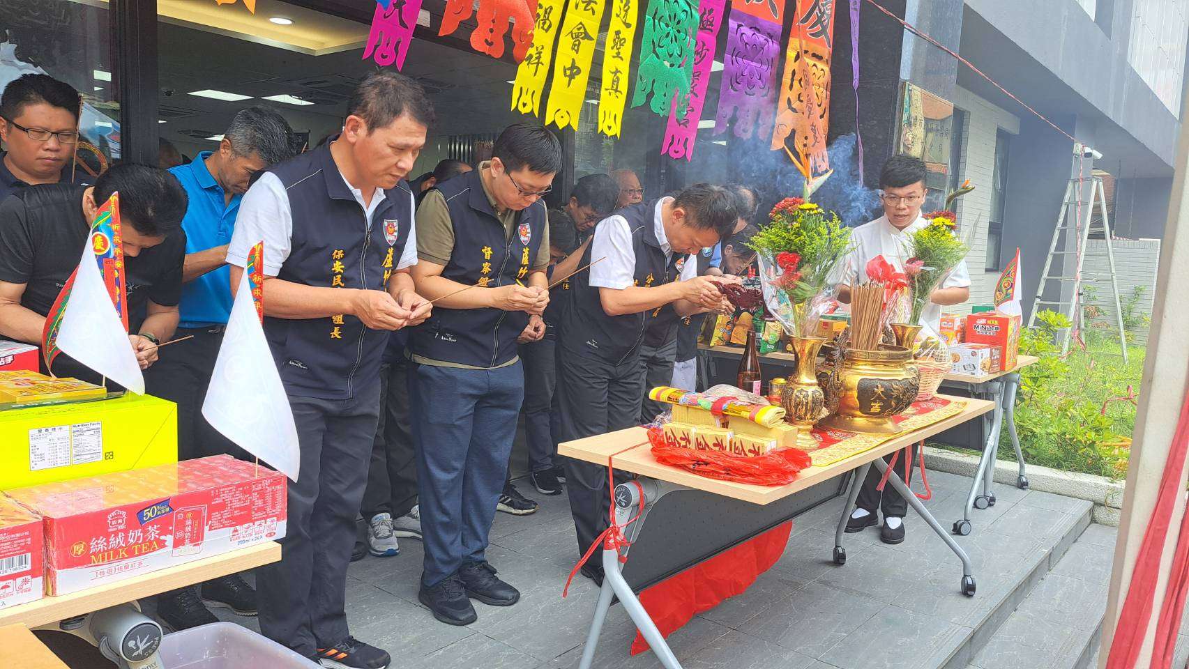 蘆竹警舉辦中元普渡 祈求社區治安良好、居民平安 490701