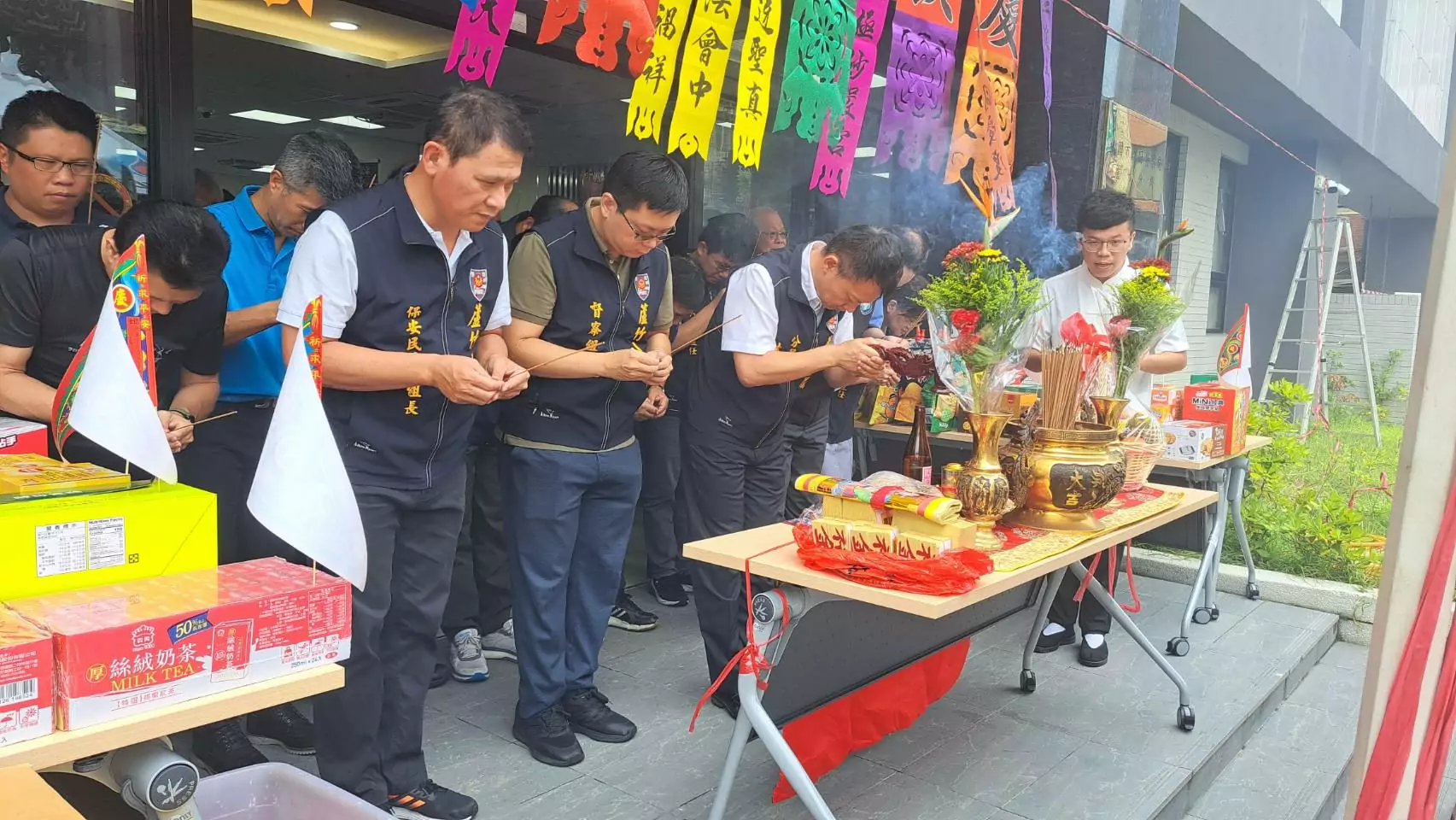 蘆竹警舉辦中元普渡 祈求社區治安良好、居民平安 490701