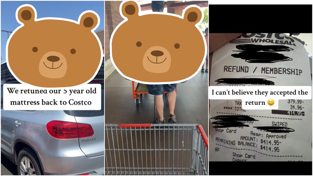 美式賣場買床墊5年後退貨成功 他揭關鍵:不敢相信