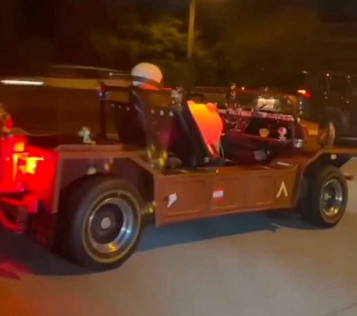 國道出現「跑跑卡丁車」沒違法?真相曝光 F5SG4G5W4 e1724655349212