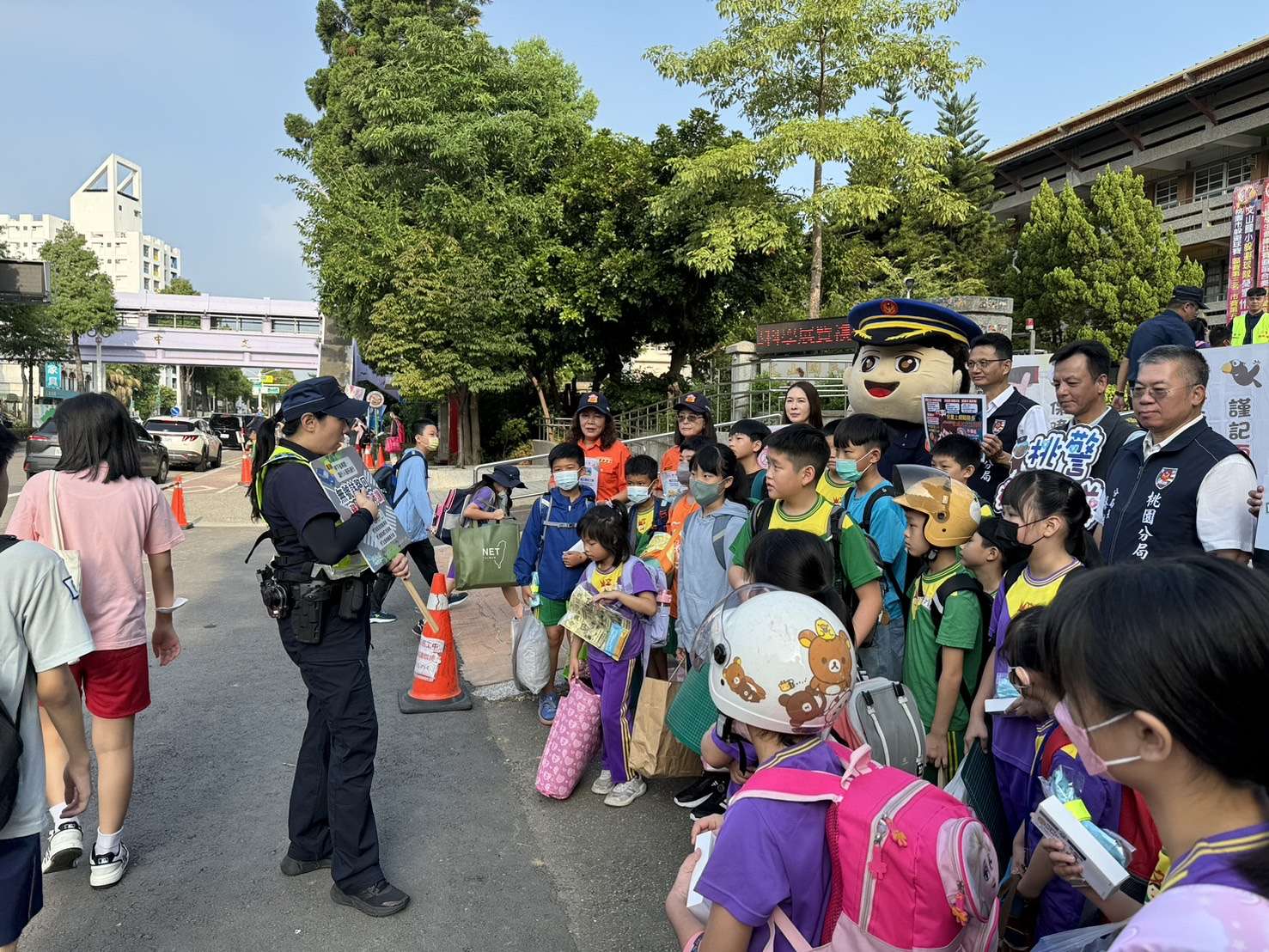 桃警啟動護童專案 強化開學日通學安全 S 15073407 0