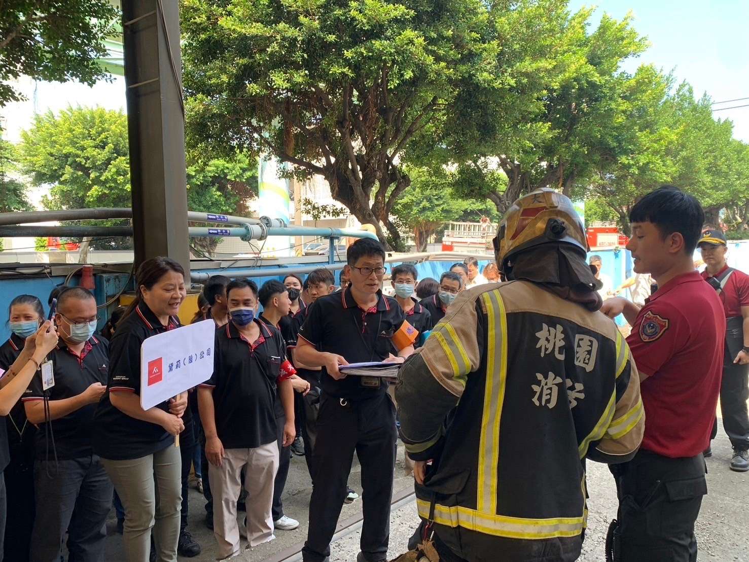 化學災害不可輕忽 桃消大園分隊:正確搶救方式比速度重要 S 78200915 0