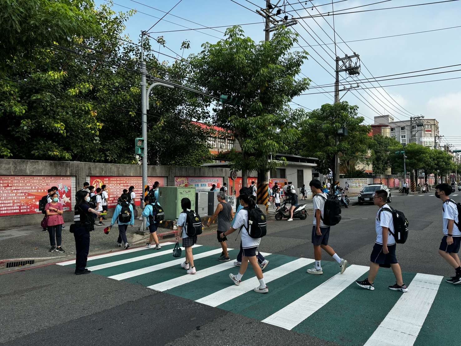 迎接開學日 壢警執行護童專案 S 9470130 0
