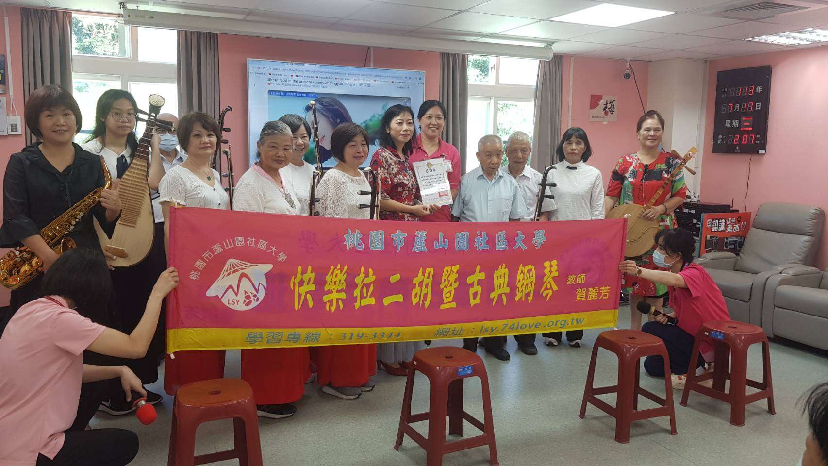 北榮桃園分院攜手社大 失智長輩享受音樂美好 gs4g4sg