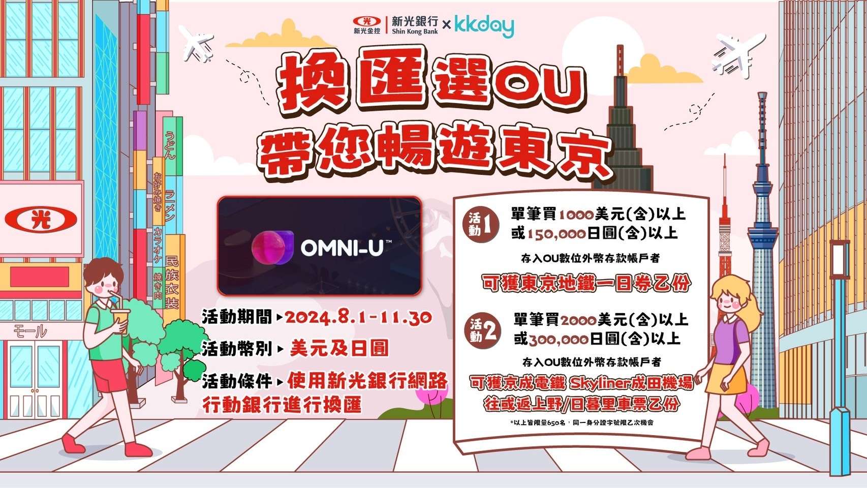 最新旅遊小確幸快搶!新光銀行6大回饋即日上線 messageImage 1723190928552 0