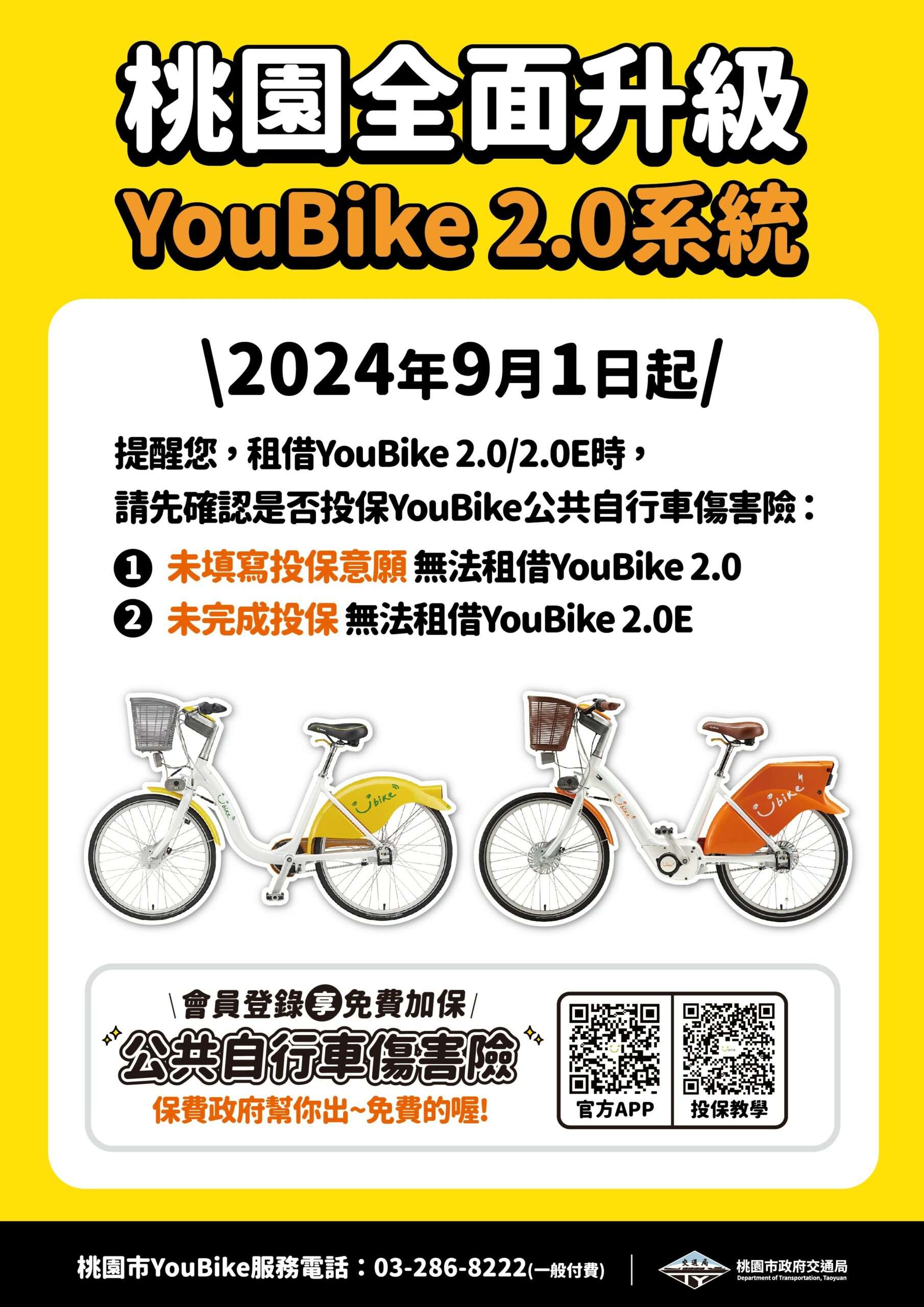 桃園Youbike 9/1起全面升級2.0系統 租借前須先完成這件事 圖檔定稿 scaled