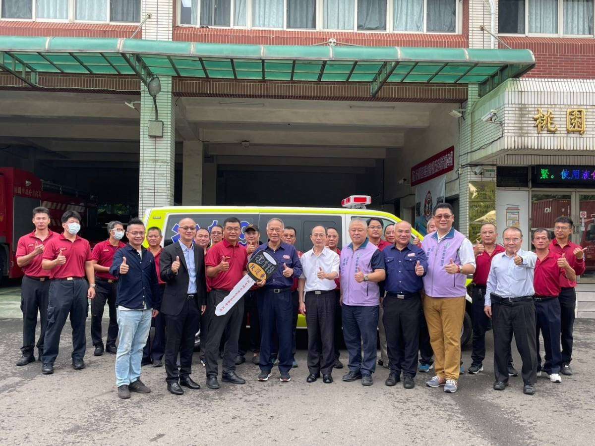 桃消草漯分隊添戰力 獲贈新式救護車 1010356 0