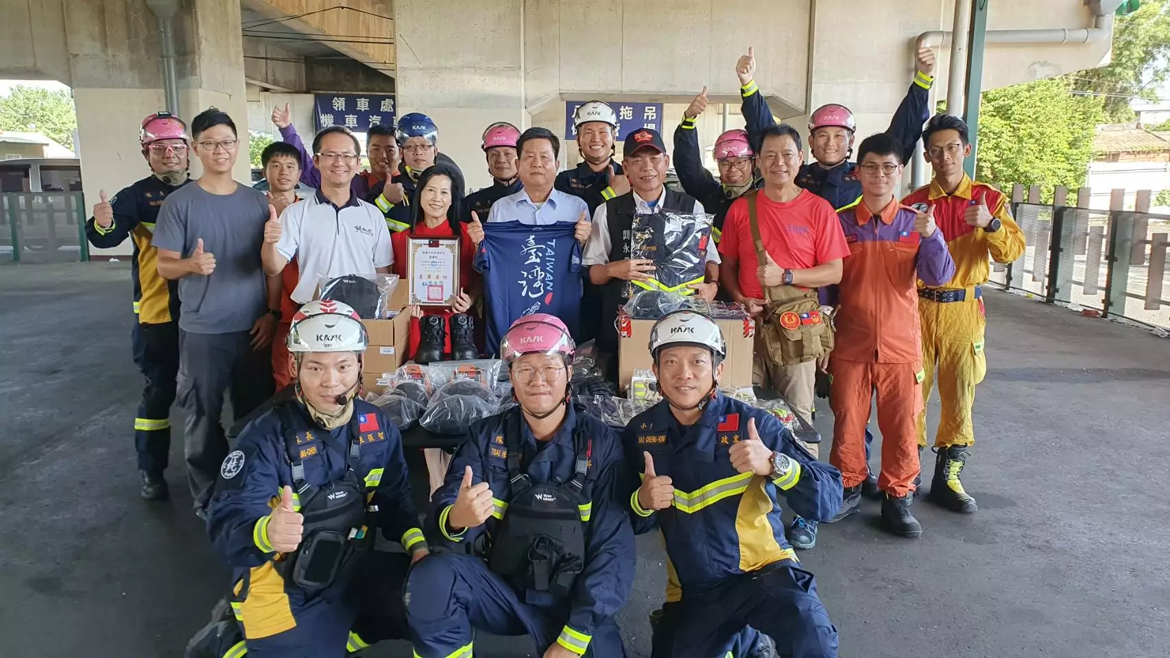 桃消將遠征世界救援挑戰賽 企業捐裝備當最強後盾 桃消將遠征世界救援挑戰賽 企業捐裝備當最強後盾