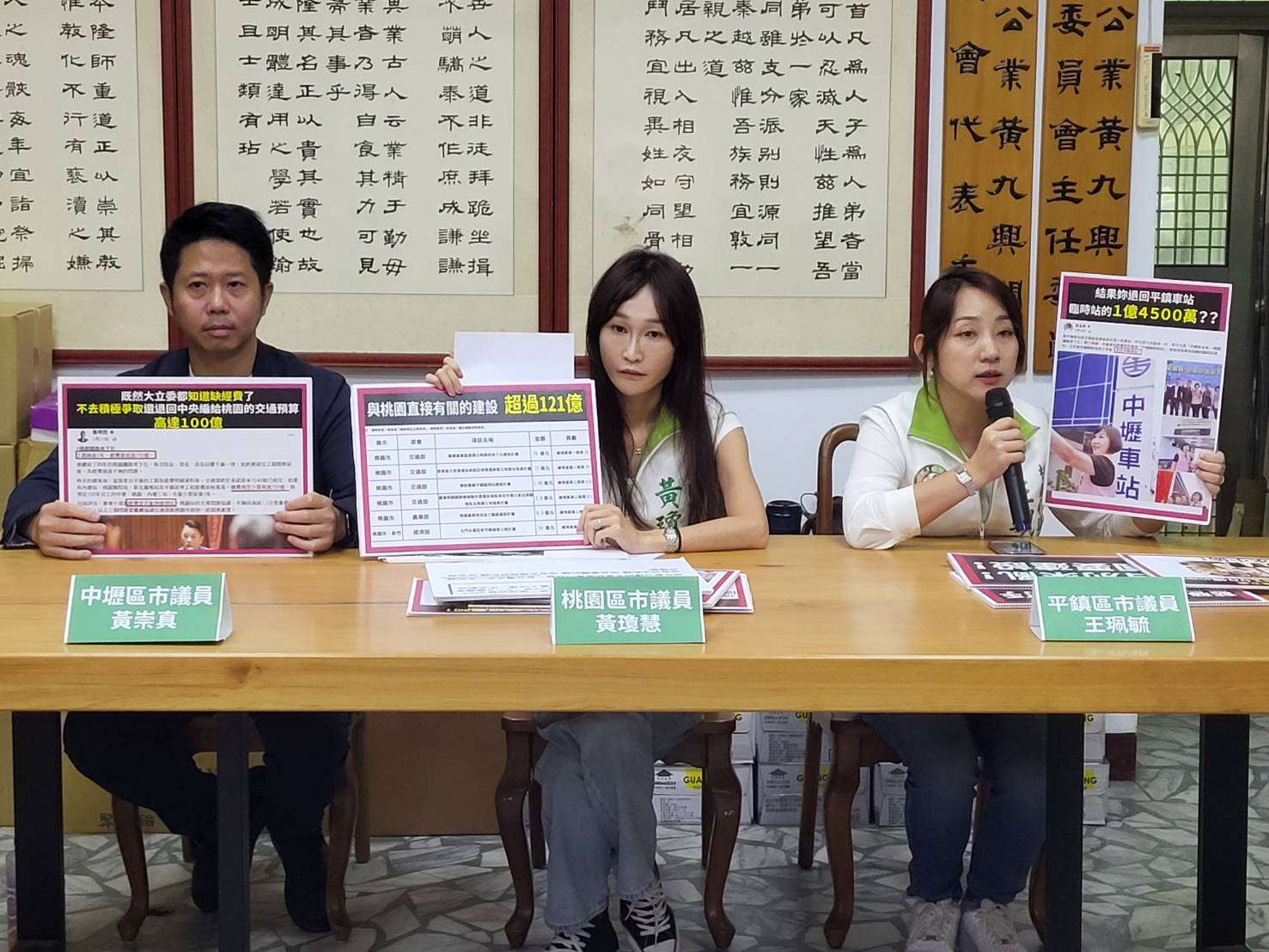 總預算遭退回重審 黃瓊慧批桃園6立委罔顧市民權益 1440724 0