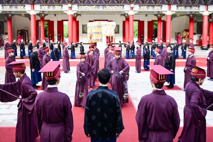 桃園孔廟祭孔大典登場 依循古禮弘揚尊師重道精神 20240928103345938