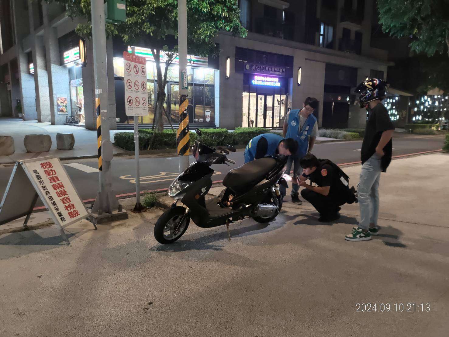 桃園環警監聯手稽查噪音車 一晚逮12輛超標重罰逾萬 235288