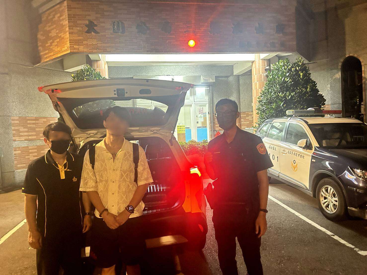 他登機前弄丟行李 大園警火速尋回