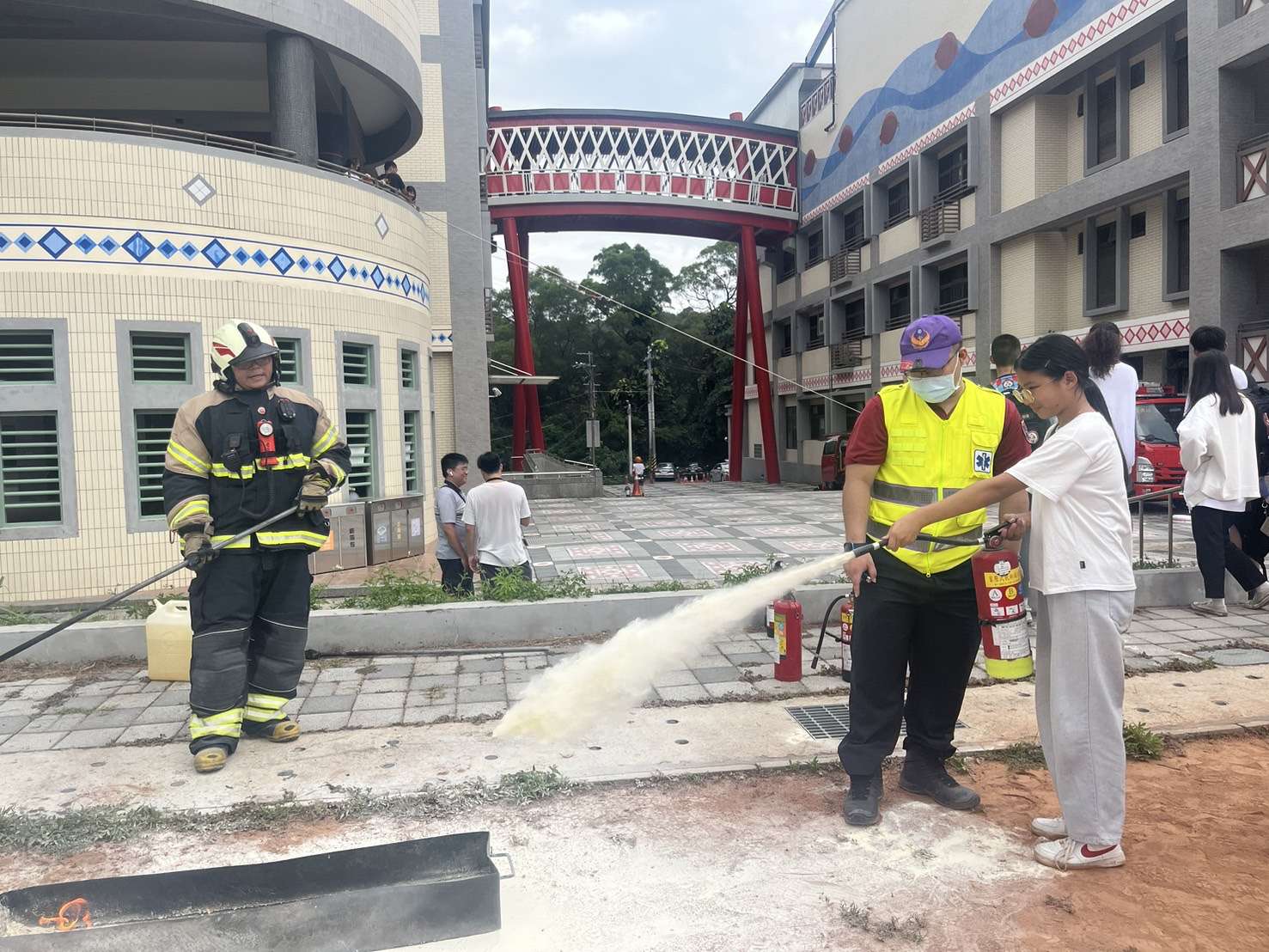 復興消防分隊舉辦國家防災日避難演練 強化校園災害應變能力 S 11559023