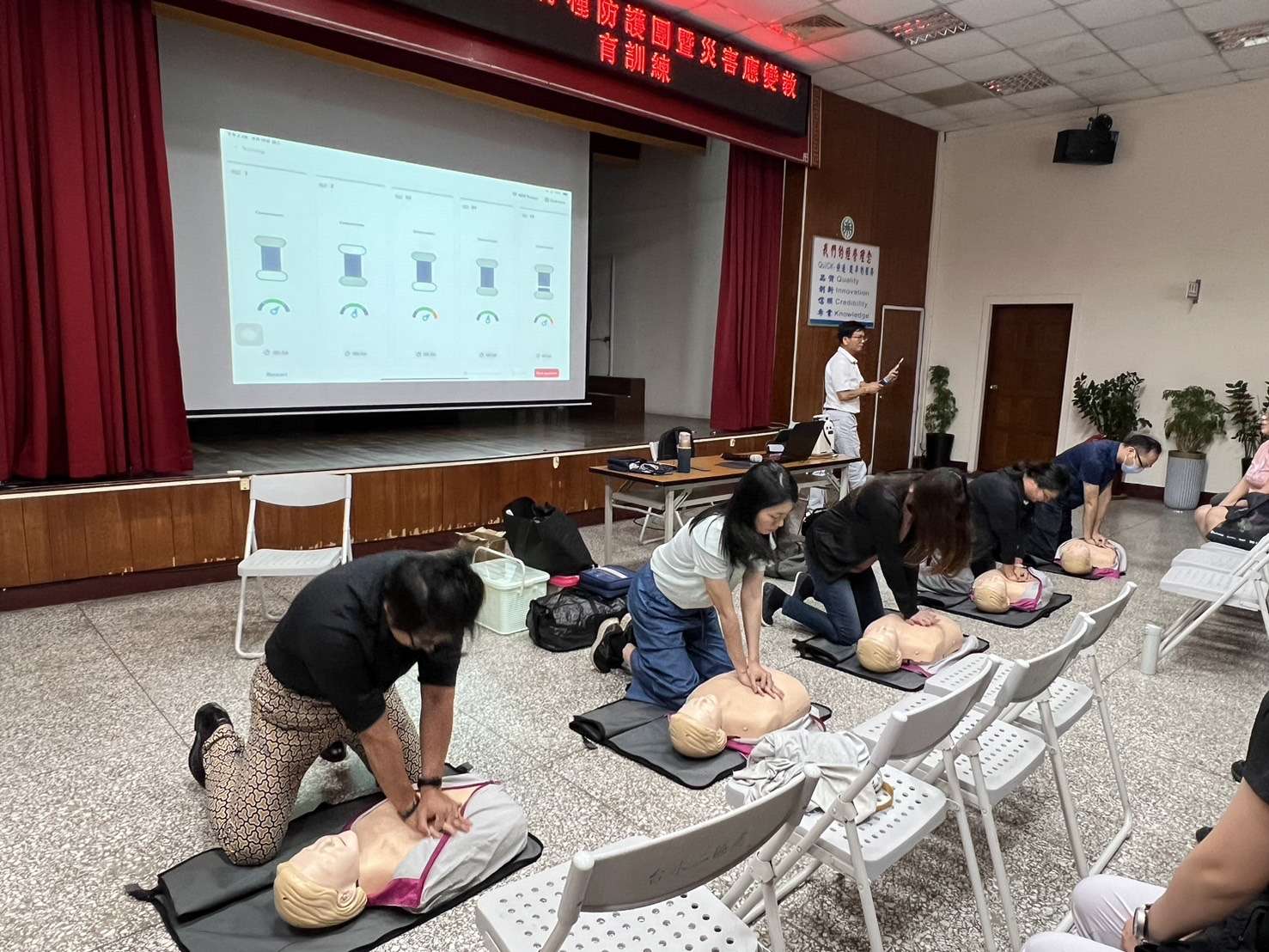 災害應變不陌生!台水公司員工學習CPR與地震逃生技巧 S 131793030 0 0