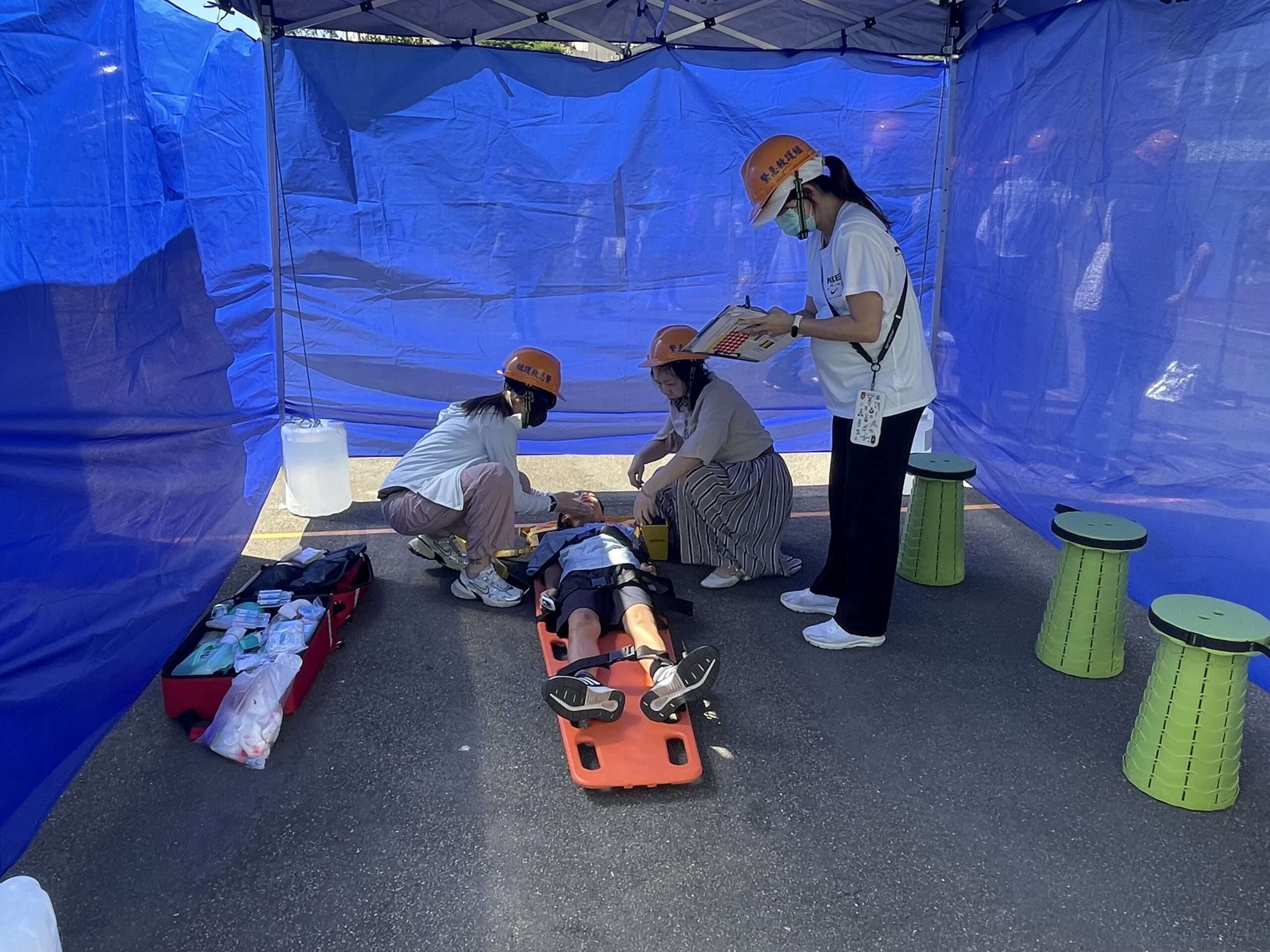 桃園教育局地震避難示範觀摩文昌國中登場 1300師生迅速完成疏散 S 31228263 scaled