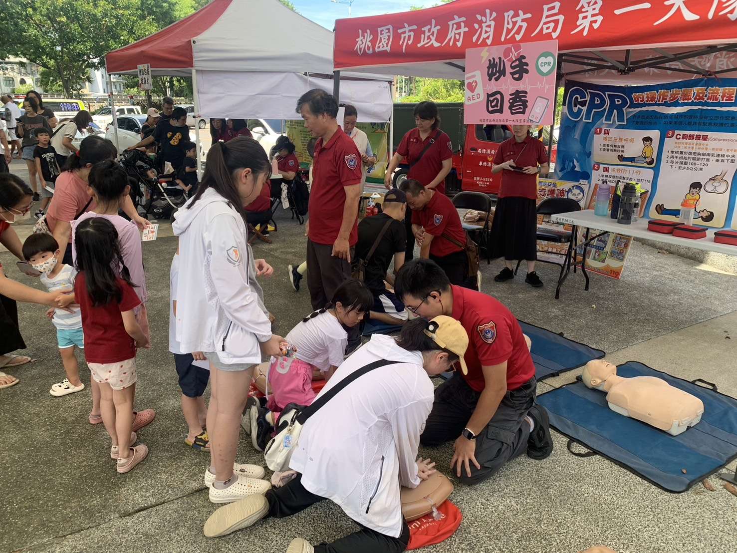 龜山消防分隊加強社區防震防火宣導 提升民眾安全意識 S 36864110 0