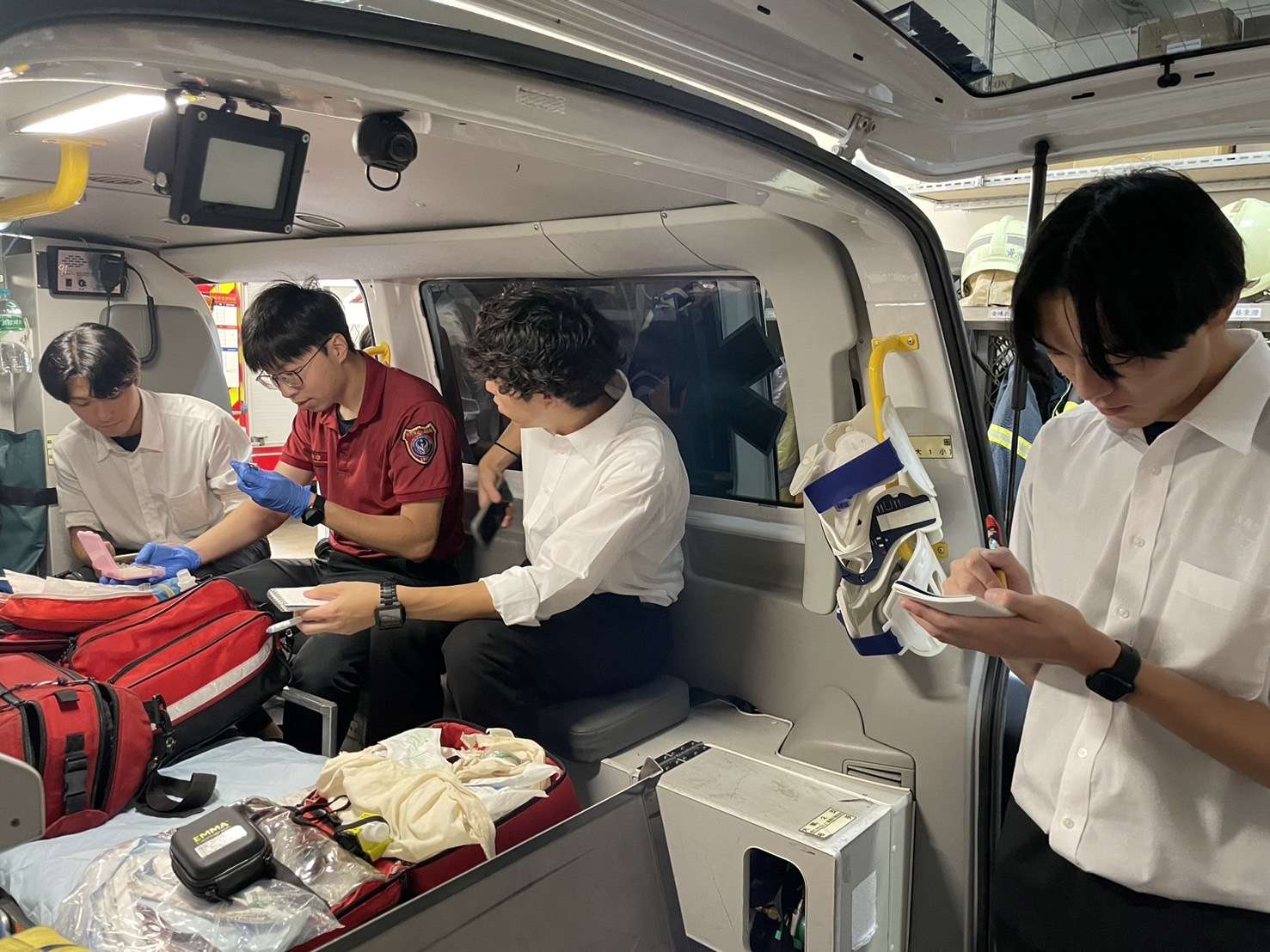 桃園消防救護實力佳 日本千葉科學大學來台取經 S 46399521 0