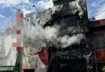 體育用品店燒毀 3男3女一度受困