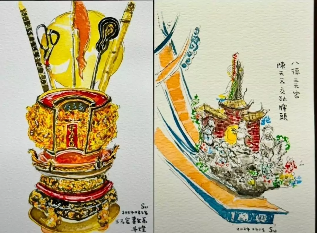 頂尖的傳統藝術在桃園 蘇俊賓圖文推薦三元宮 1004928 0