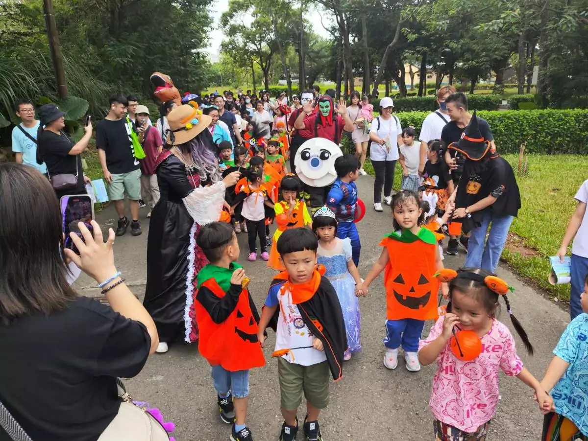 桃消大林分隊前進幼兒園萬聖節活動 為居家安全健檢 桃消大林分隊前進幼兒園萬聖節活動 為居家安全健檢