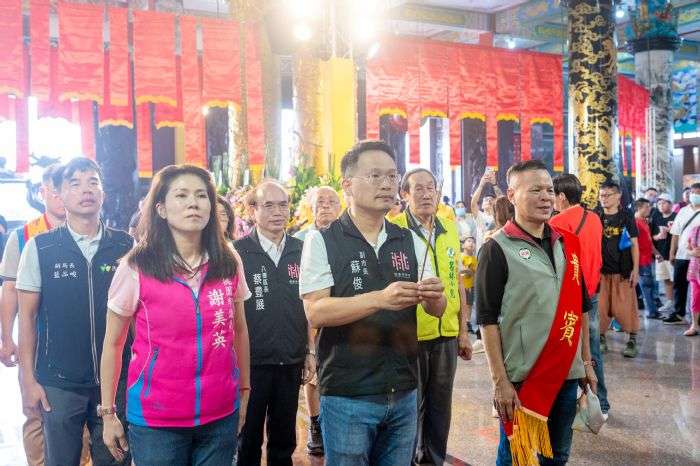 桃園護國宮舉辦太子爺夜巡遶境 發揚傳統文化 20241005174811043