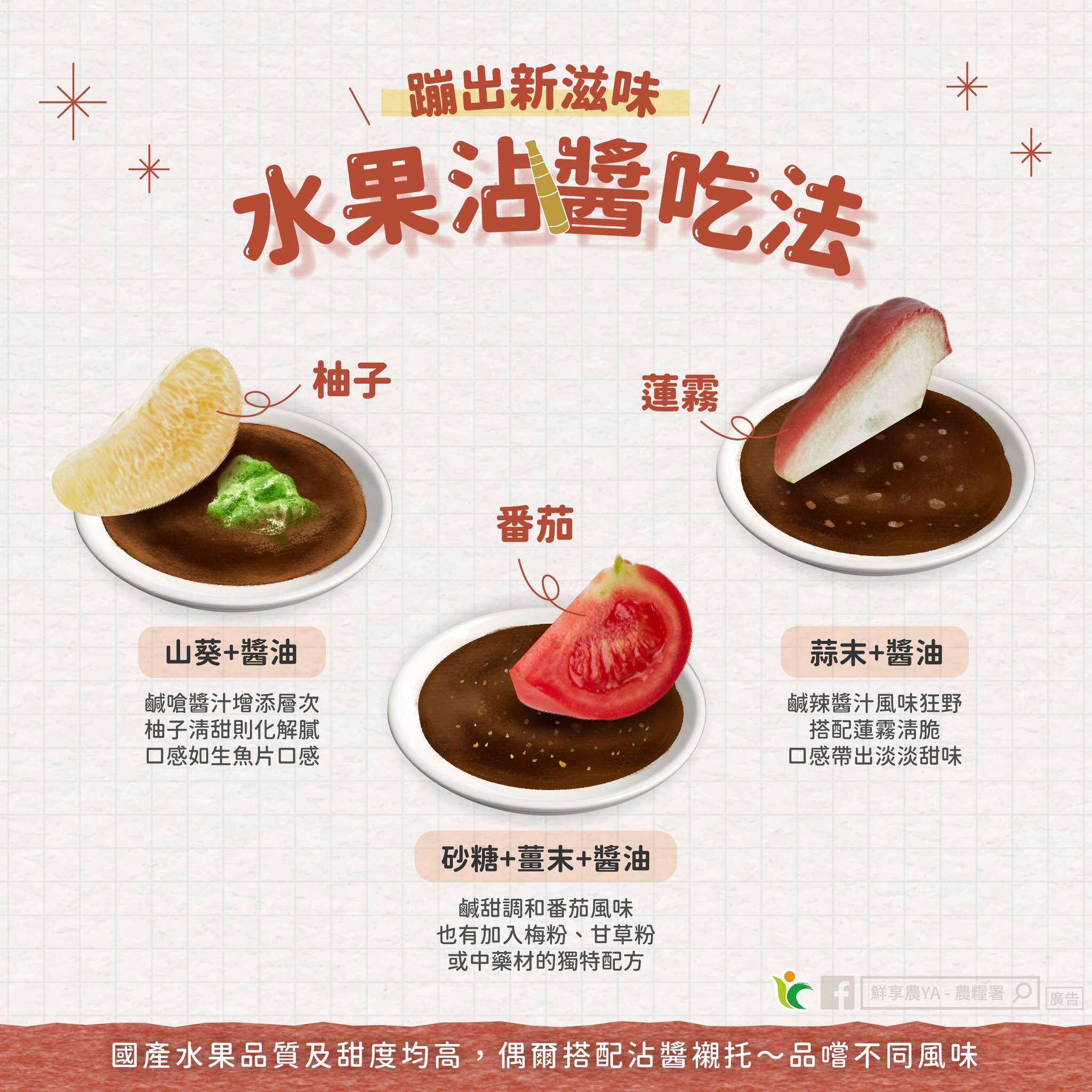 水果沾醬蹦出新滋味!隱藏吃法全公開 這樣配秒變生魚片 461315777 848548957423736 2727723966546480595 n