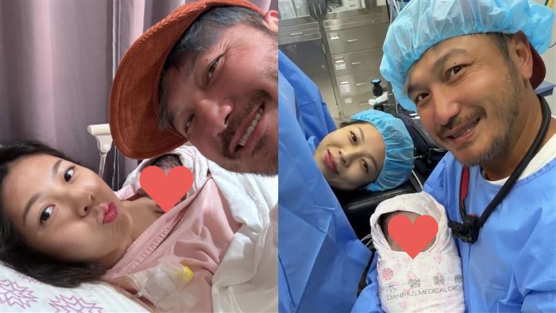 KID升格二寶爸 女兒國慶日出生了