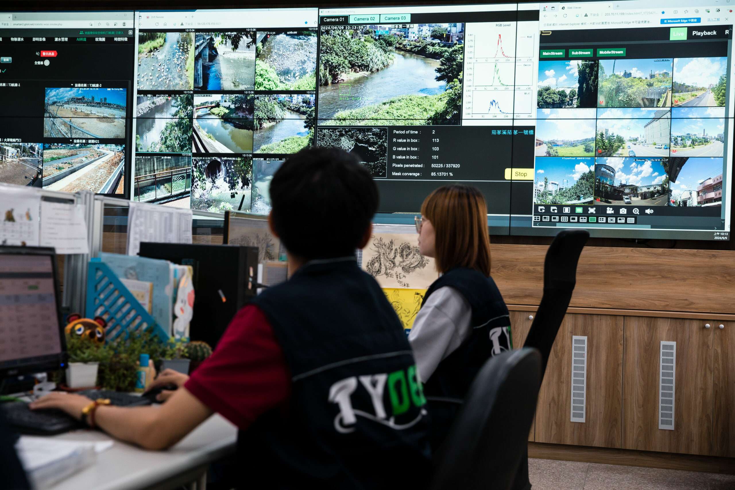 桃園環保局推動AI環境污染辨識系統 榮獲全球資通訊科技應用傑出貢獻獎 5.環境污染監控中心 0 scaled