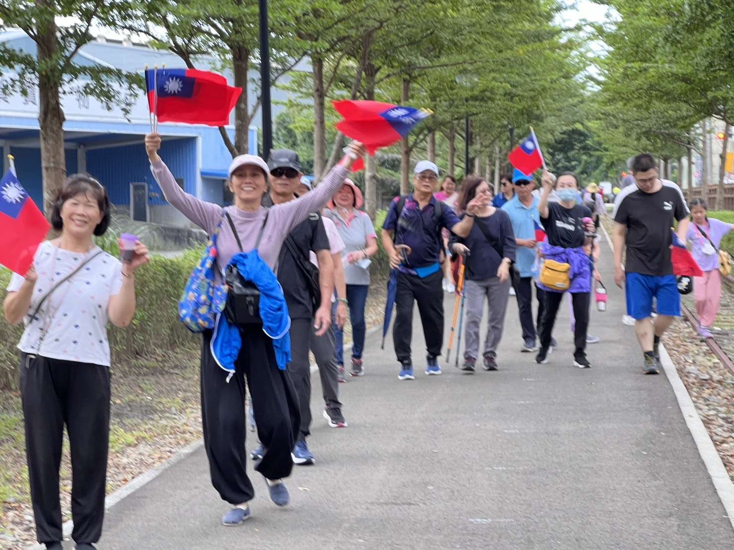 蘆竹區千面國旗點亮城市角落 國慶日氛圍濃厚 S 12026597