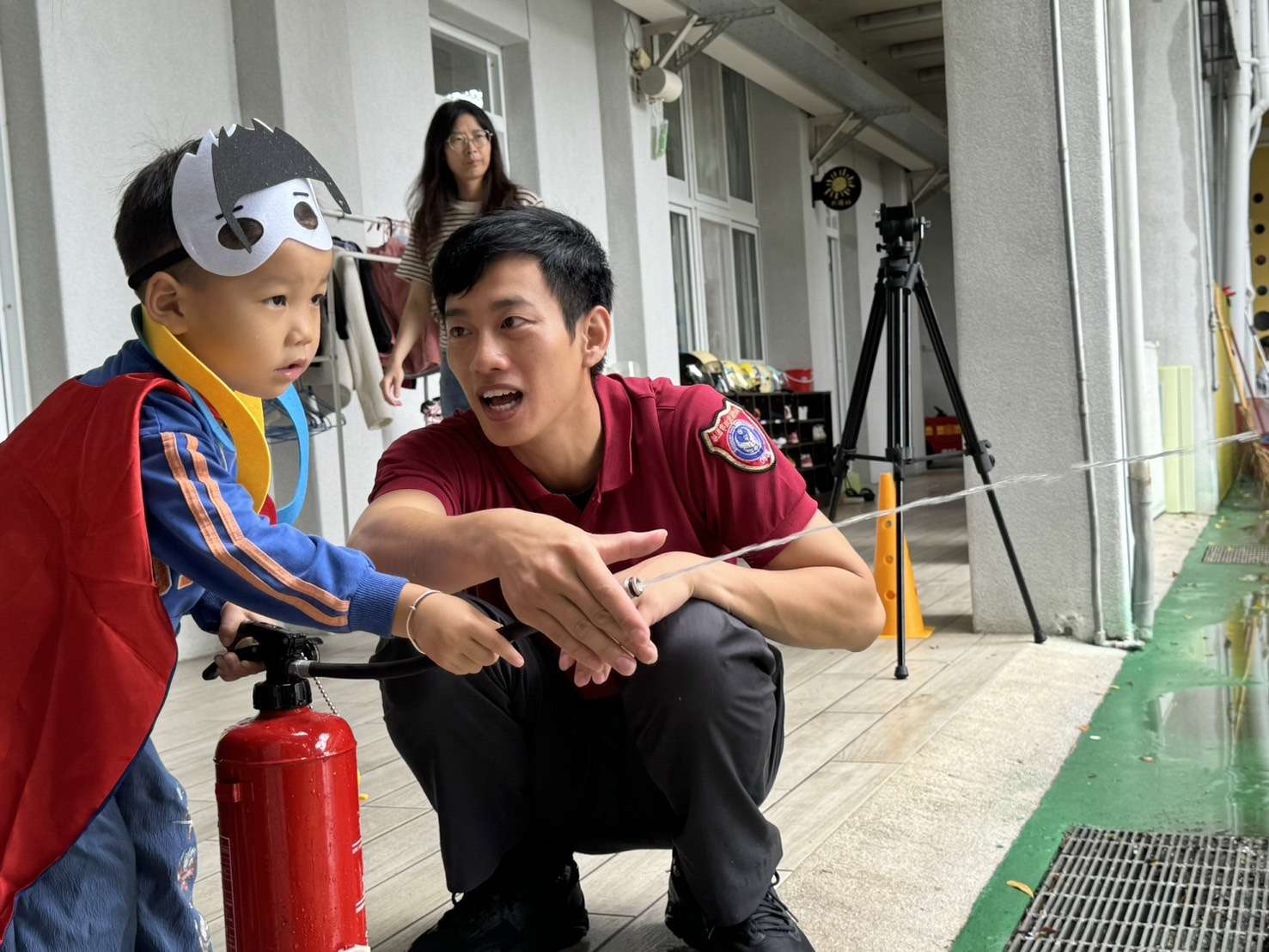 桃消三民分隊前進幼兒園 防災闖關結合萬聖節活動 S 133537827 0