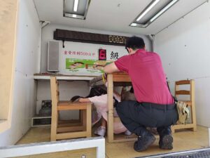 大竹消防分隊前進新莊國小宣導 互動式教學強化學子防災意識