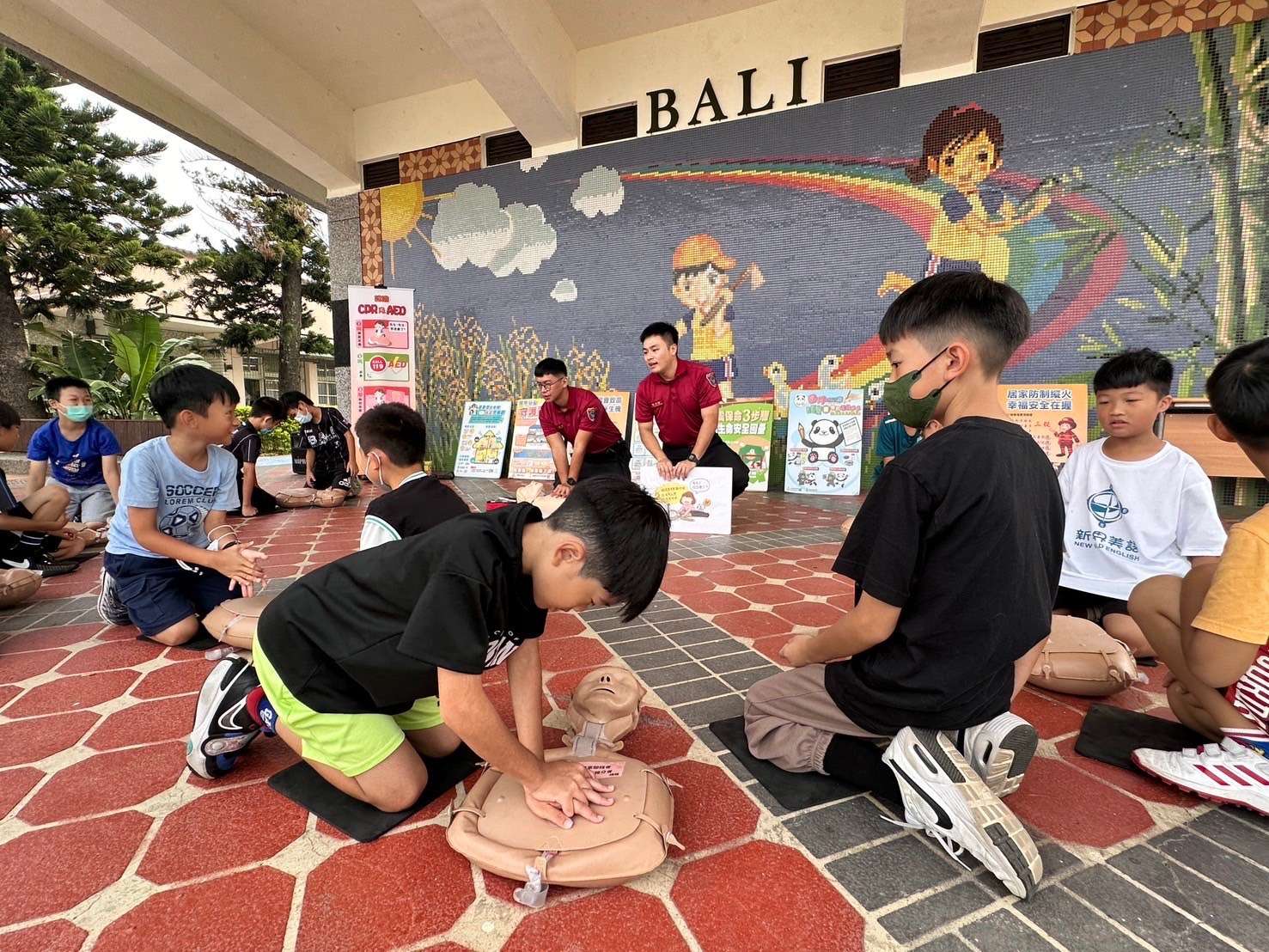 桃消青埔分隊宣導寓教於樂 學童闖關提升防災知識 S 39378954 0