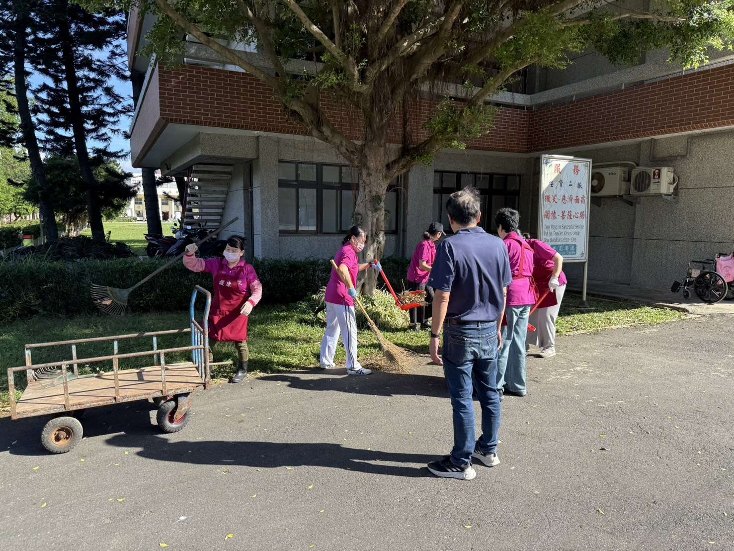 桃園榮家團結復原災後環境 齊心協力守護住民安全 297637 0