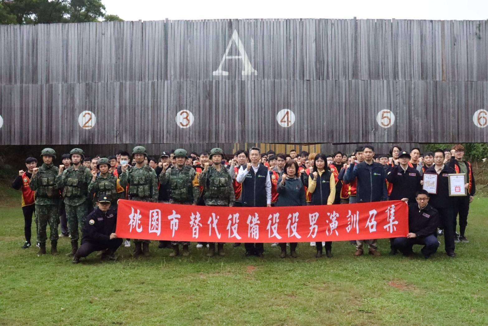 桃市首辦替代役備役役男實彈射擊訓練 強化民防能量 42422 0 0