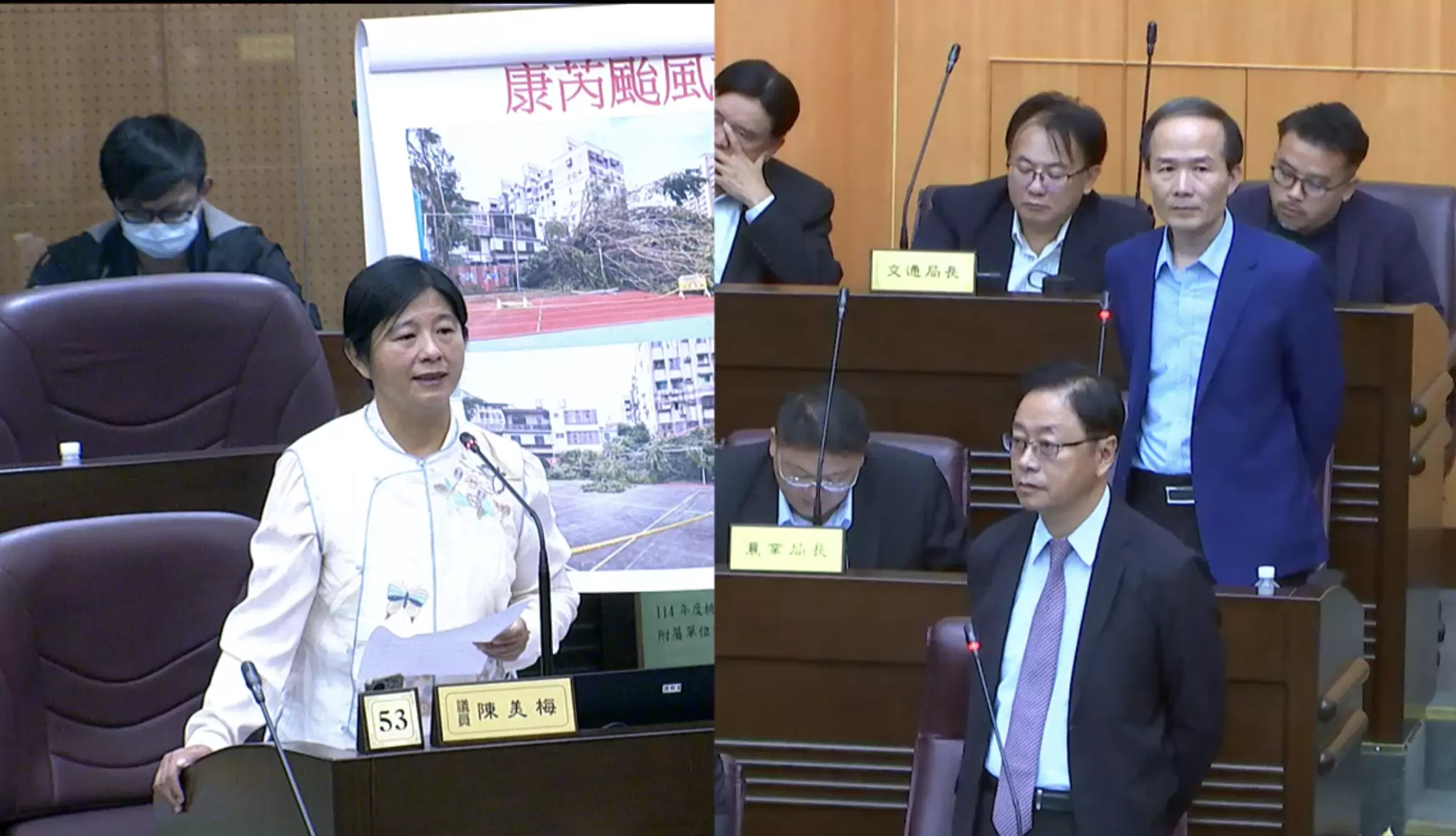 康芮來襲社區下磁磚雨 桃議員籲市府盡速改善 康芮來襲社區下磁磚雨 桃議員籲市府盡速改善