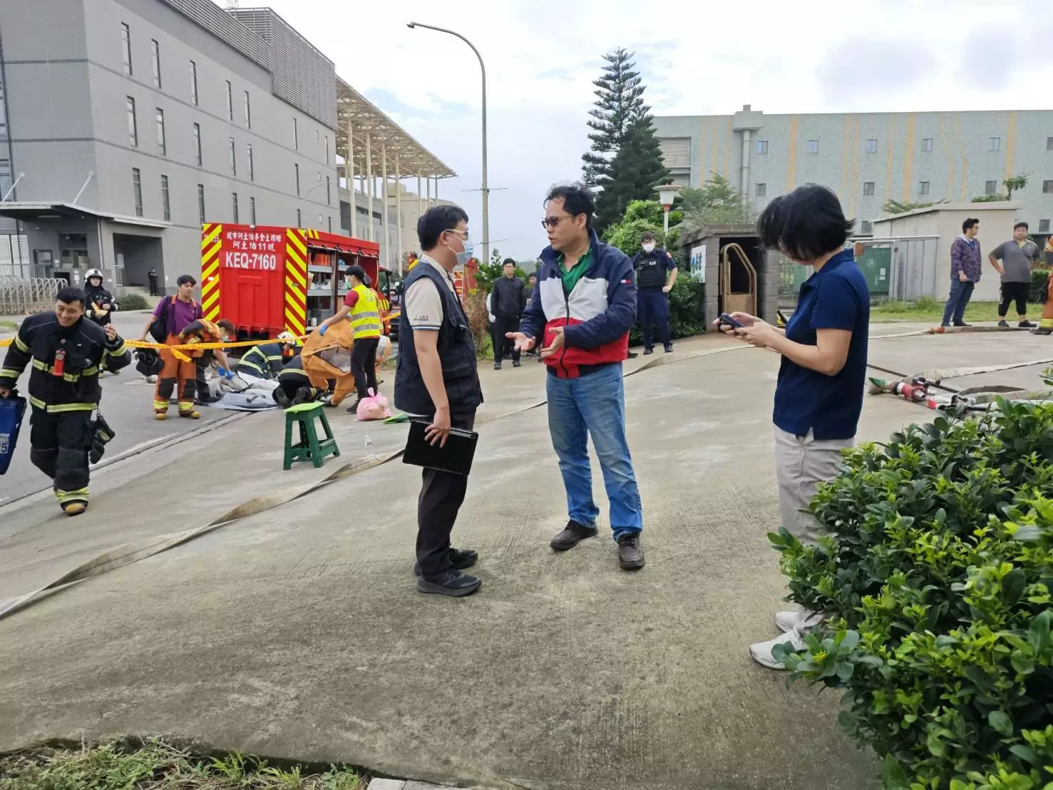 桃園環科園區發生黃棕色氣體外洩 業者恐遭重罰2000萬 桃園環科園區發生黃棕色氣體外洩 業者恐遭重罰2000萬