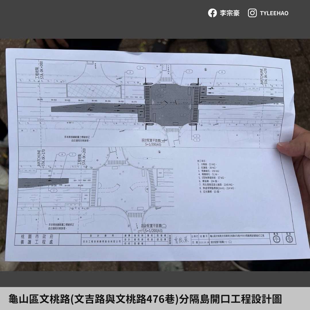 免再繞路!李宗豪爭取龜山這處中央分隔島開設缺口 S 11591695 0