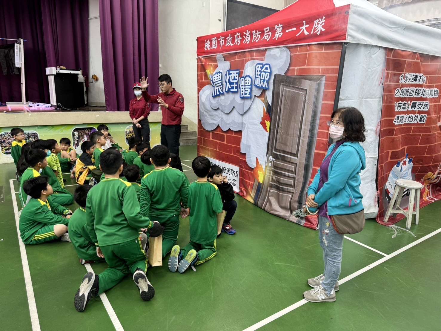 桃消桃園分隊前進校園 強化冬季預防一氧化碳中毒 S 13344899 0